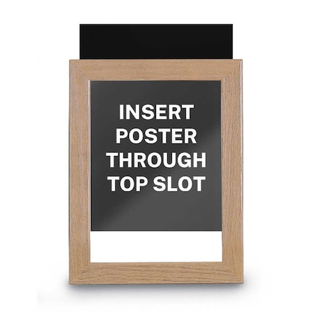 United Visual Products Drop-In Shadowbox, 12"x18", Walnut/Black UVSB1218-WALNUT-BLACK